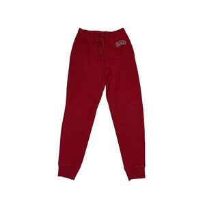 Gap Sweatpants Youth Boys Small Red Jogger Fleece Elastic Waist Pockets Casual